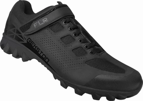 Lightweight Knit Fabric FLR Rexston Mens MTB Cycling Shoes - Black