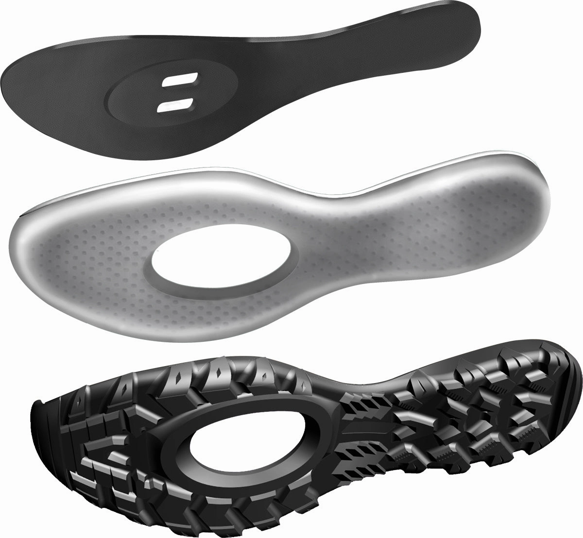 Simple Look Fresh Move FLR Rexston Mens MTB Cycling Shoes - Black