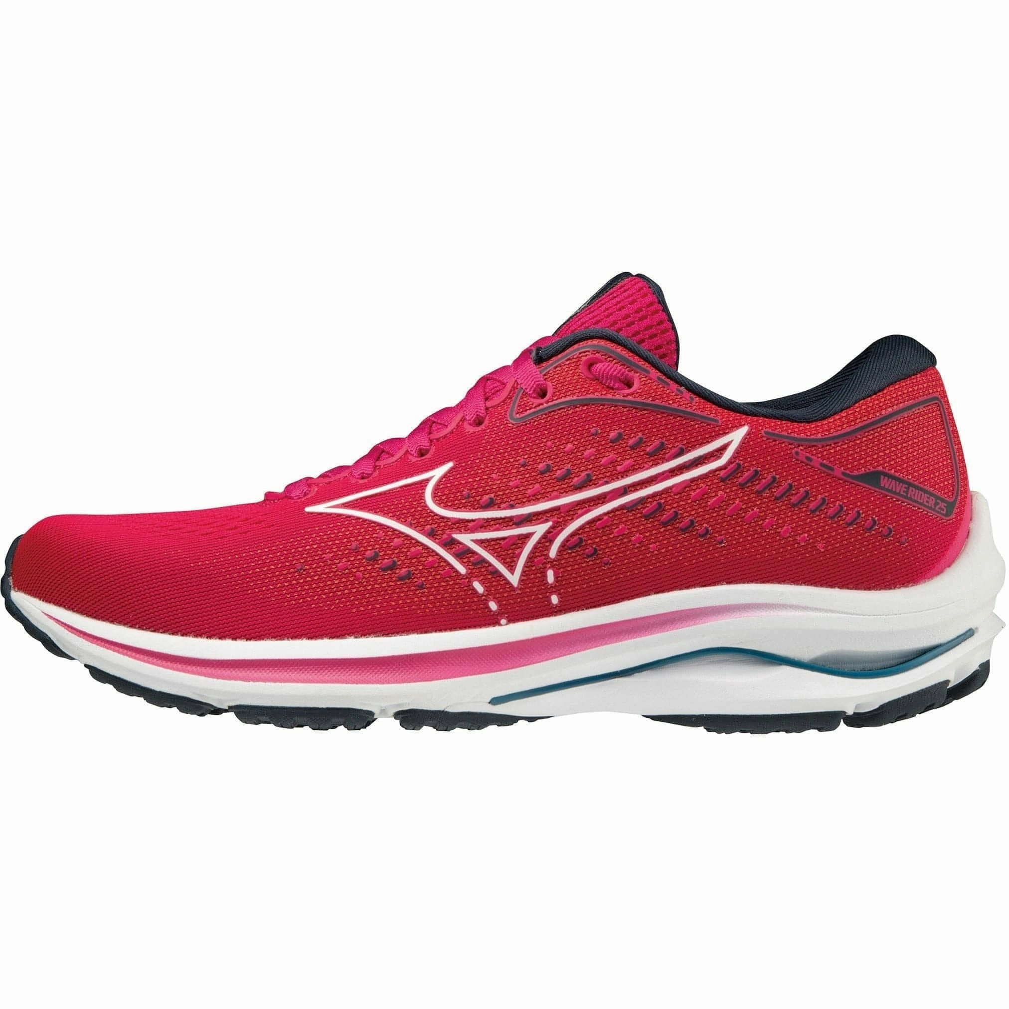 Mizuno Wave Rider 25 Womens Running Shoes - Pink Unbeatable performance Pace Trainer