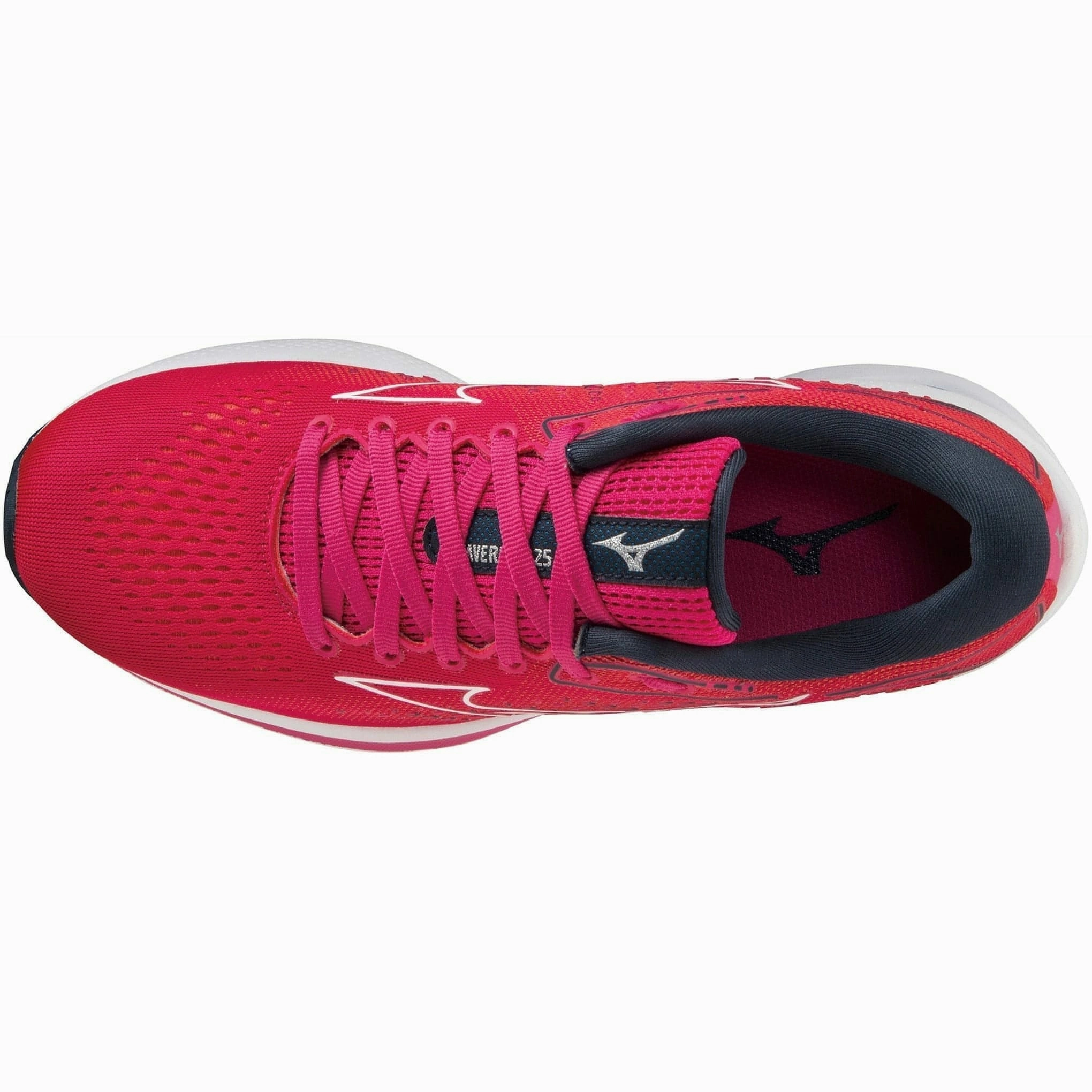 Mid   Top Mizuno Wave Rider 25 Womens Running Shoes - Pink