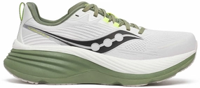 breath easy Elastic Straps Saucony Hurricane 24 Mens Running Shoes - White