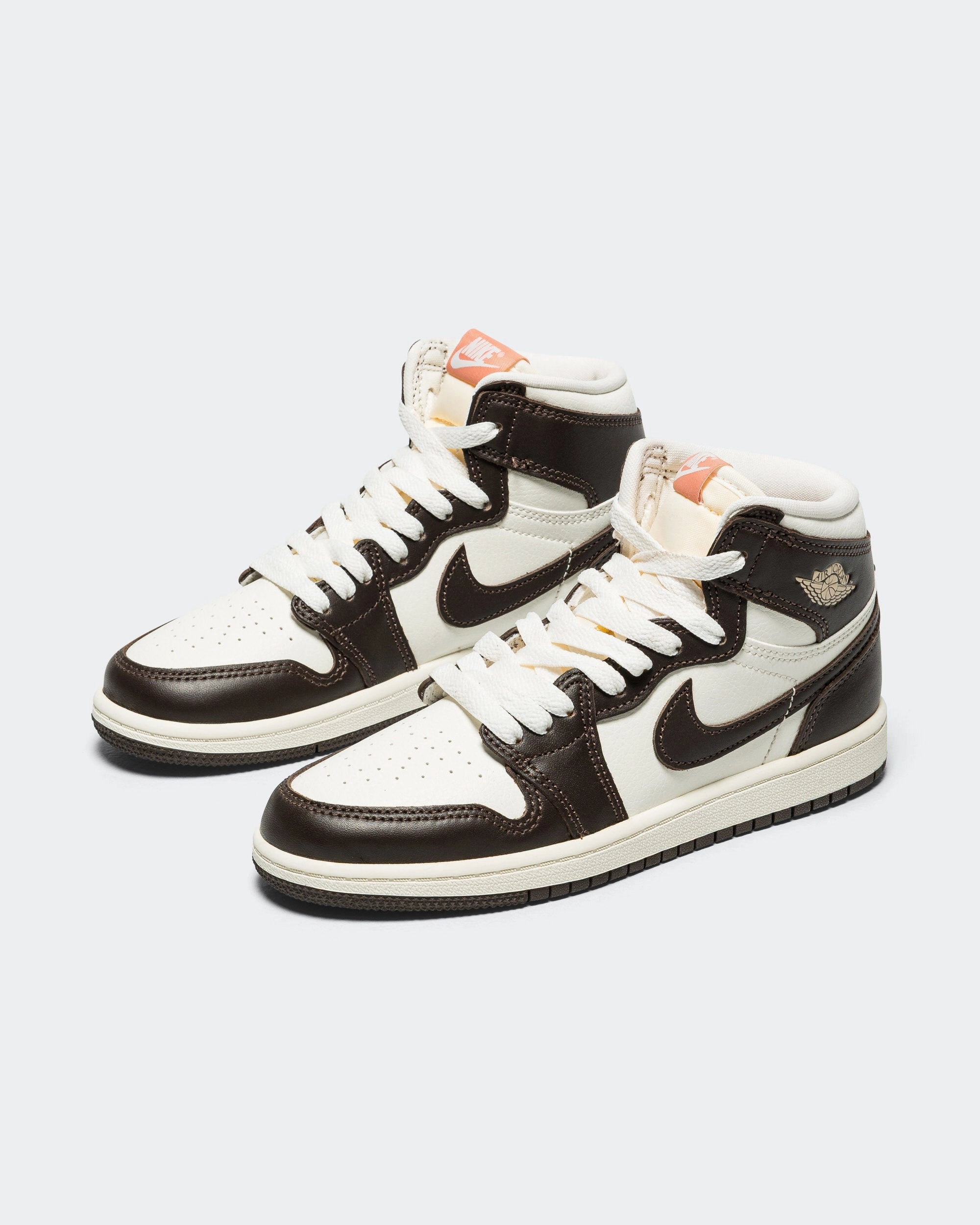 Jordan 1 Retro High (PS) - Baroque Brown/Light Madder Root-Sail Breathable mesh design Active Cushion