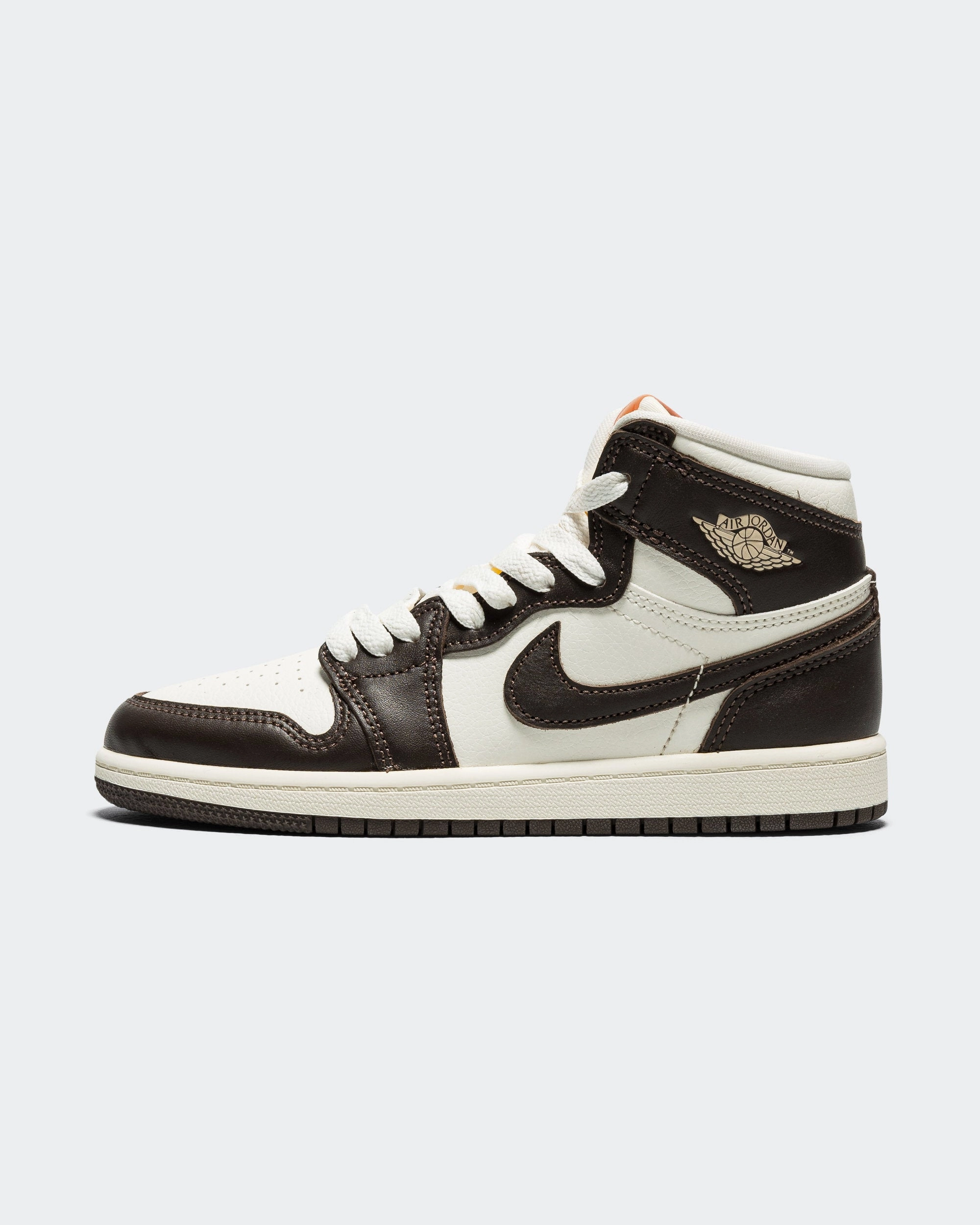 Jordan 1 Retro High (PS) - Baroque Brown/Light Madder Root-Sail Rolling Motion Design