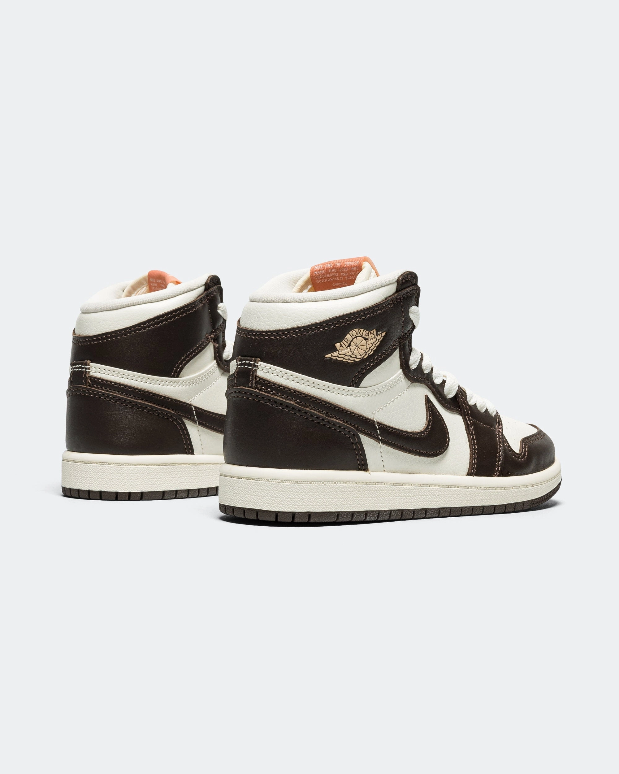 Jordan 1 Retro High (PS) - Baroque Brown/Light Madder Root-Sail Back Cushion