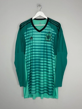 2018/19 SPAIN *PLAYER ISSUE* GK SHIRT (XL) ADIDAS Neutral Style Flatlock Seam Finish