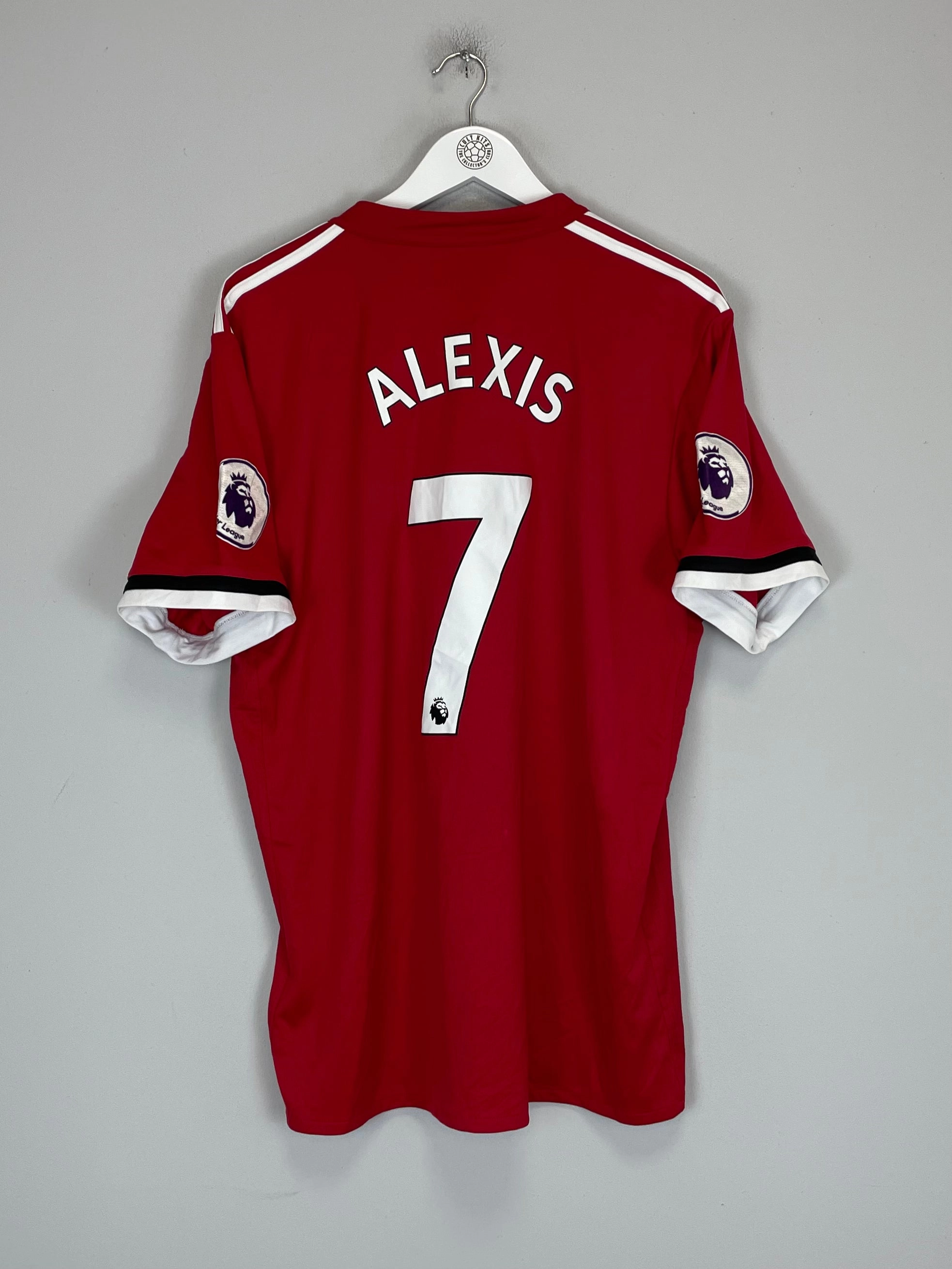 Cool Day Fit 2017/18 MANCHESTER UNITED ALEXIS #7 HOME SHIRT (XL) ADIDAS