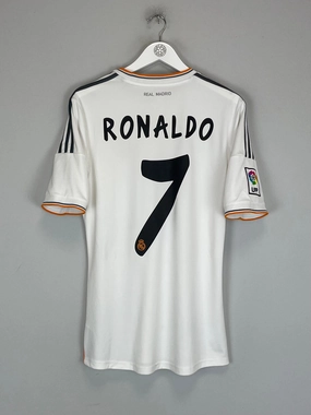 Ultra lightweight Fitness Apparel 2013/14 REAL MADRID RONALDO #7 HOME SHIRT (M) ADIDAS