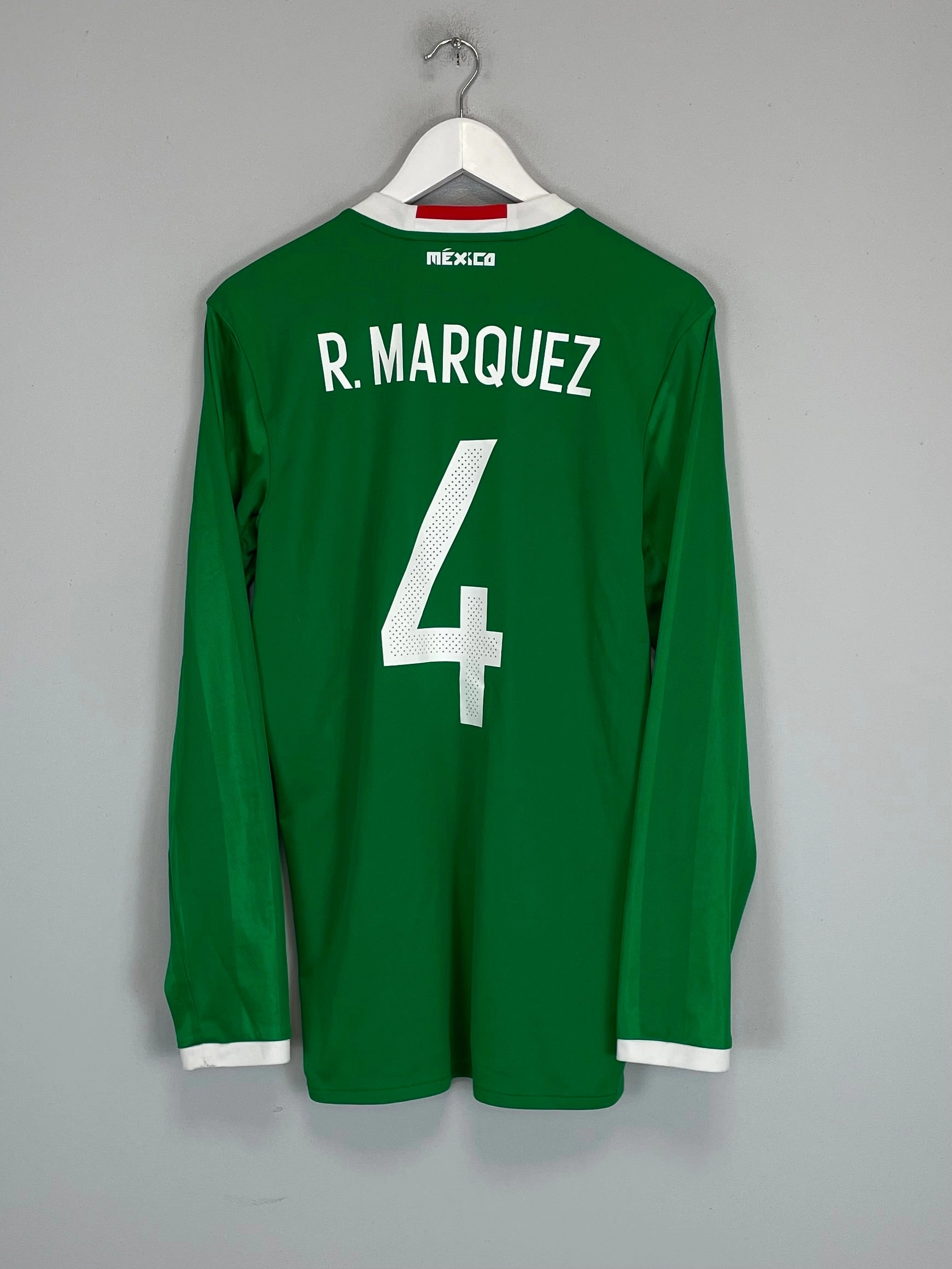 Technical Build 2016/17 MEXICO MARQUEZ #4 L/S HOME SHIRT (M) ADIDAS