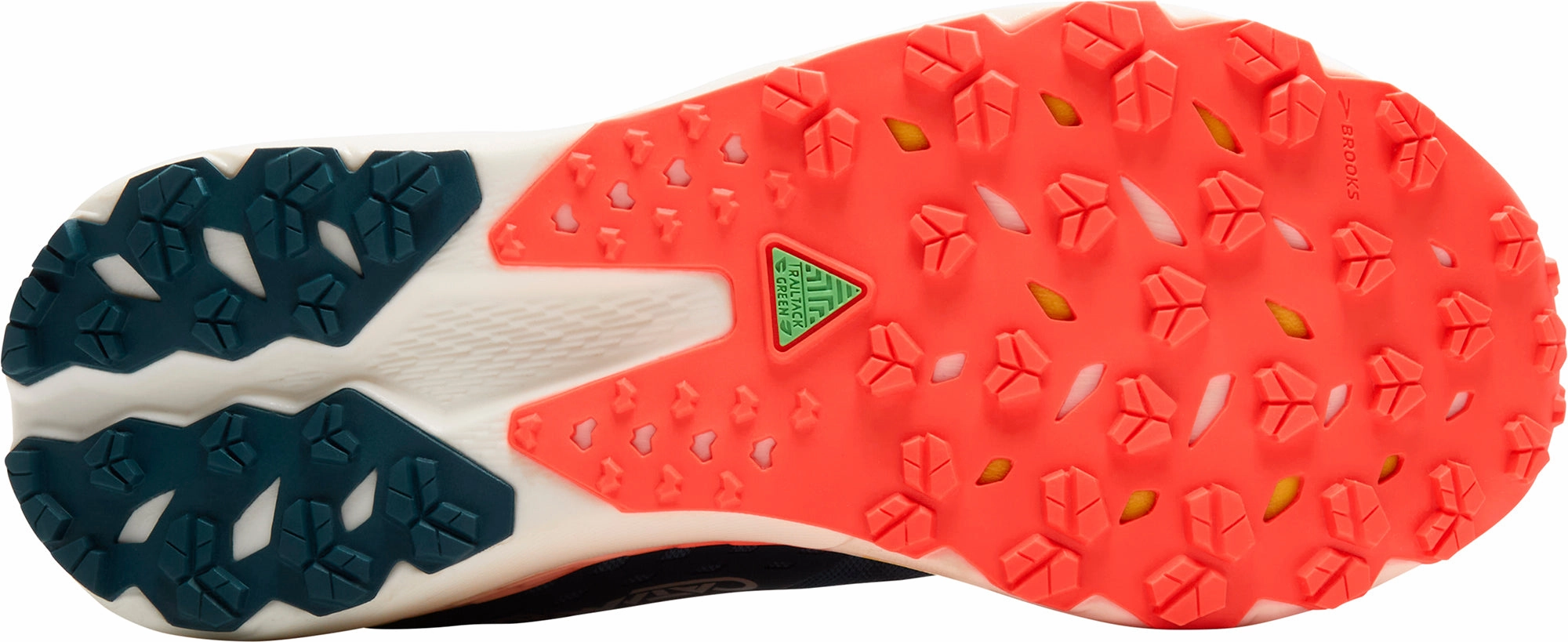 Bounce Response Cushioned arch Brooks Catamount 4 Mens Trail Running Shoes - Blue