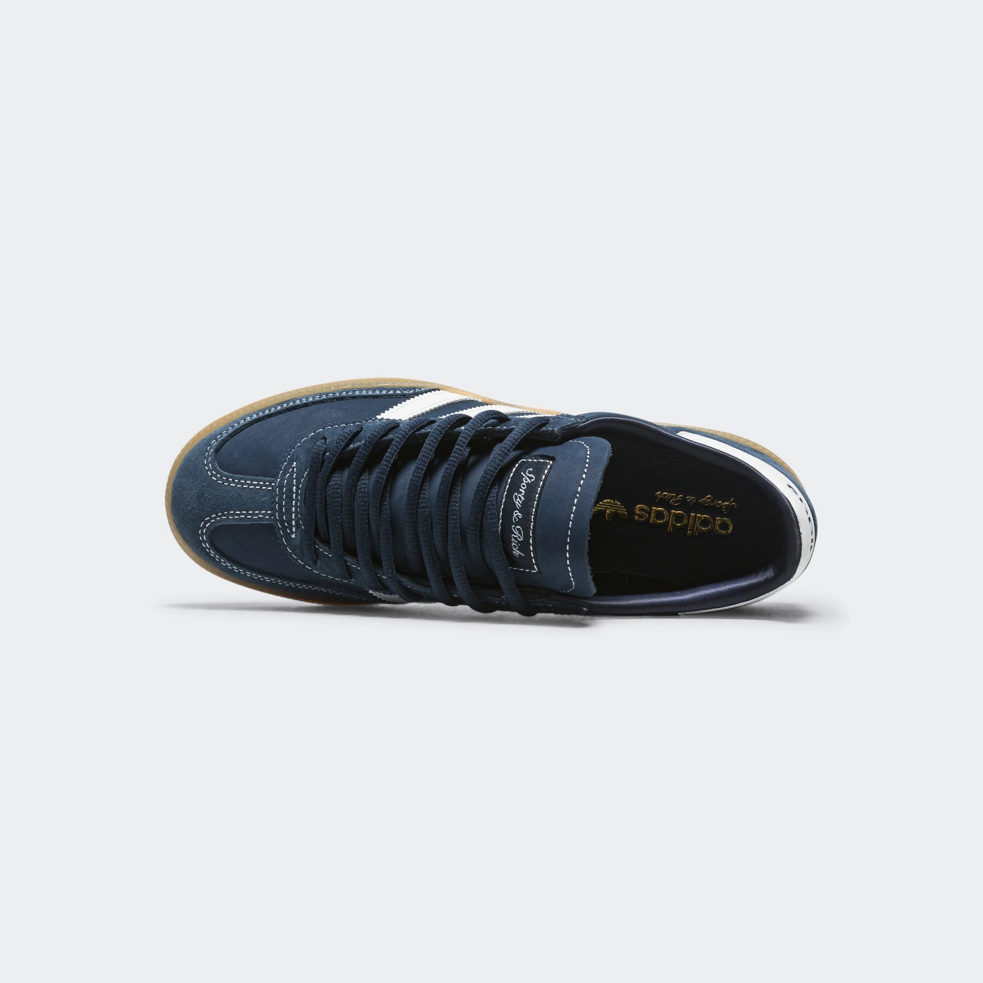 Gym-Friendly Handball Spezial x Sporty & Rich - Night Indigo/Footwear White-Gum