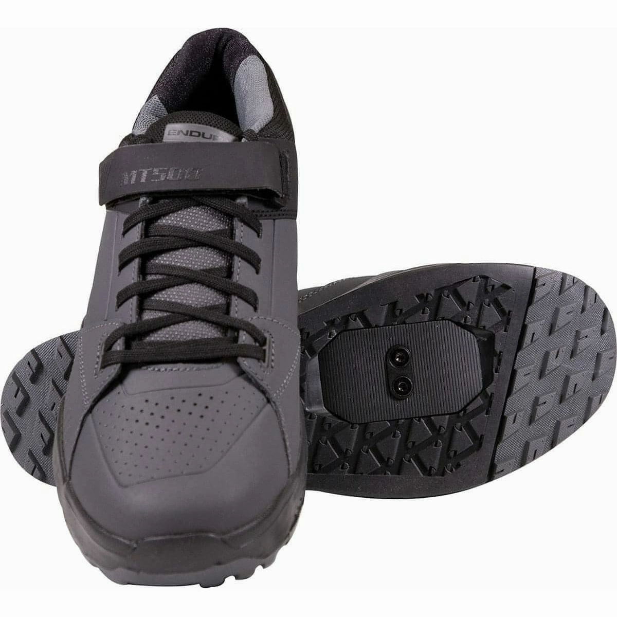 Endura MT500 Burner Clipless Mens MTB Cycling Shoes - Black Adaptive Fit Lacing