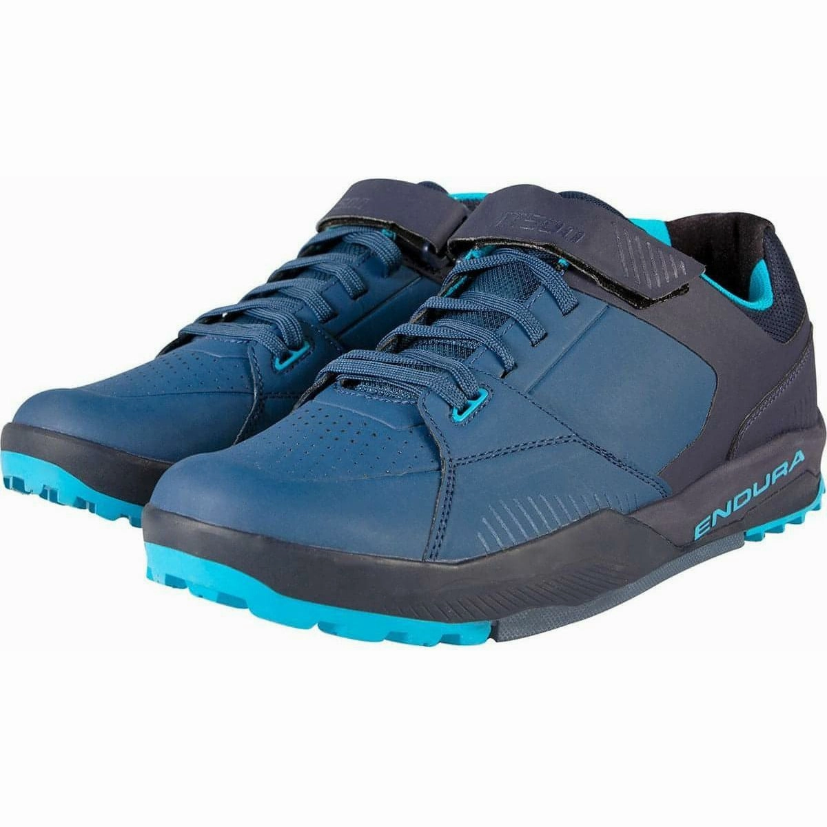 Endura MT500 Burner Flat Mens MTB Cycling Shoes - Navy Balanced Cushioning