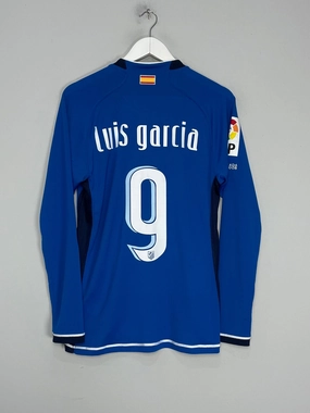 2007/08 ATLETICO MADRID LUIS GARCIA #9 L/S AWAY SHIRT (L) NIKE Quick Dry Material Studio Fit