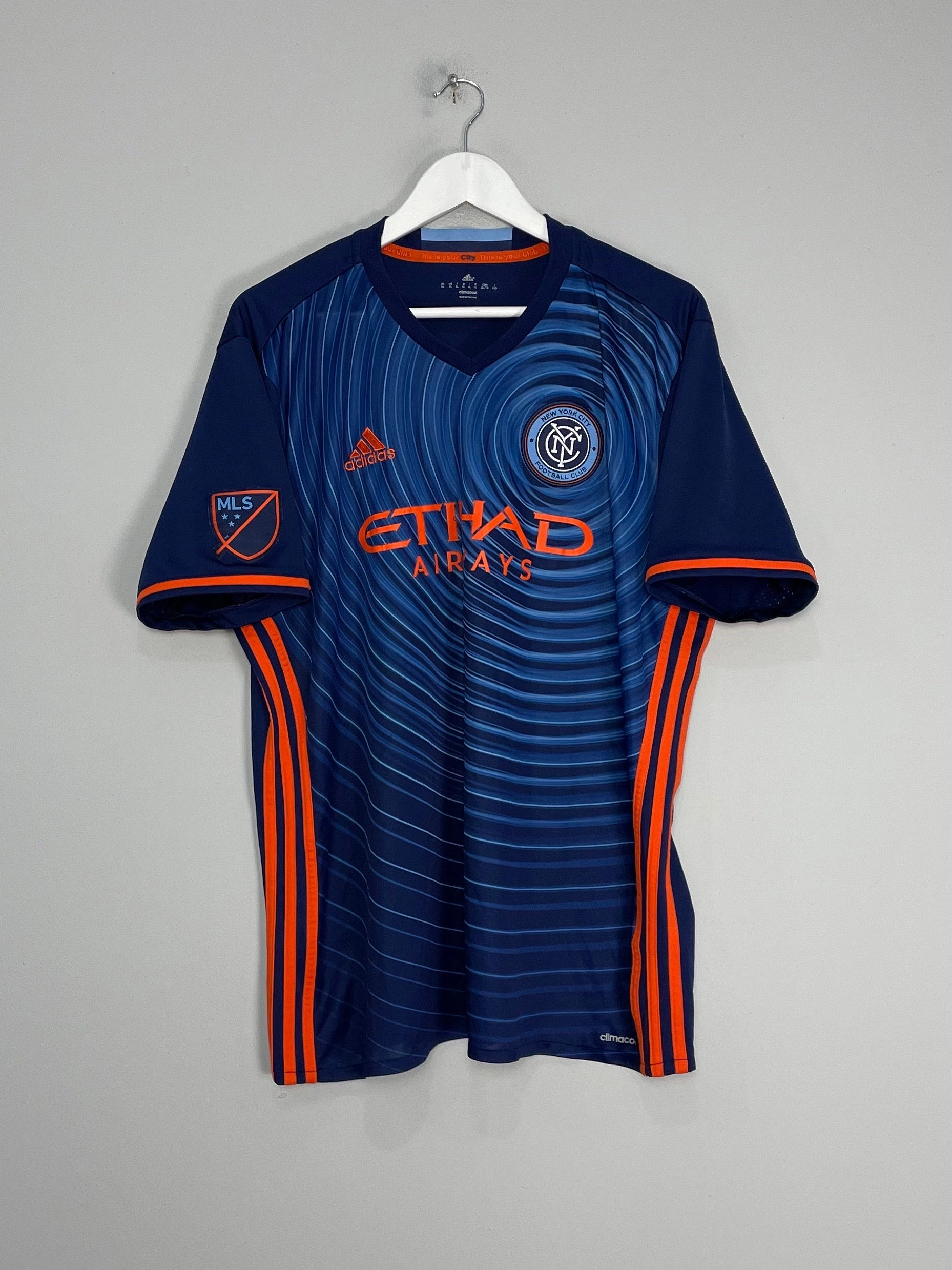 Reinforced Seams 2016/17 NEW YORK CITY AWAY SHIRT (XL) ADIDAS