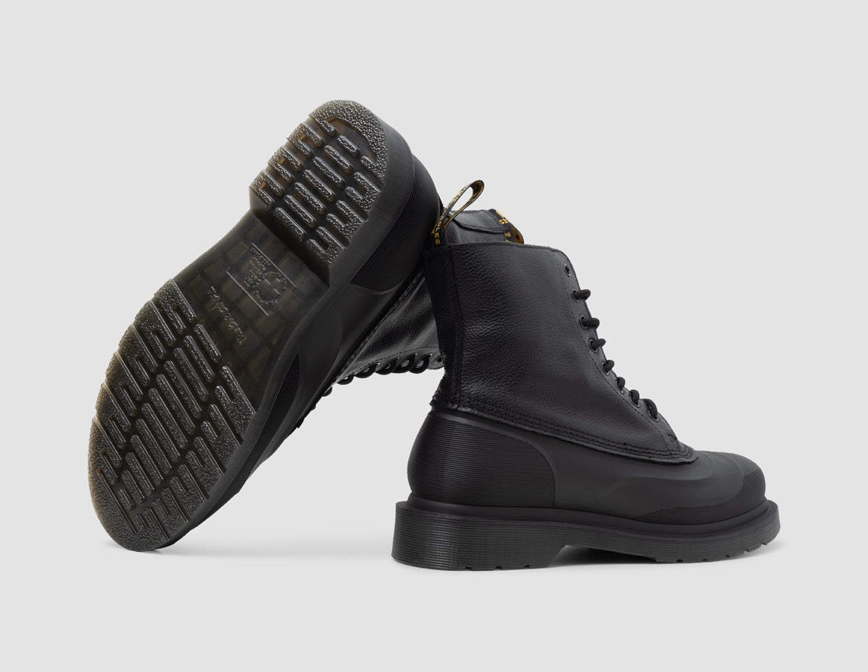 Dr. Martens 1460 Fleece Lined Sub Boots Black SoftInterior Cloud Support