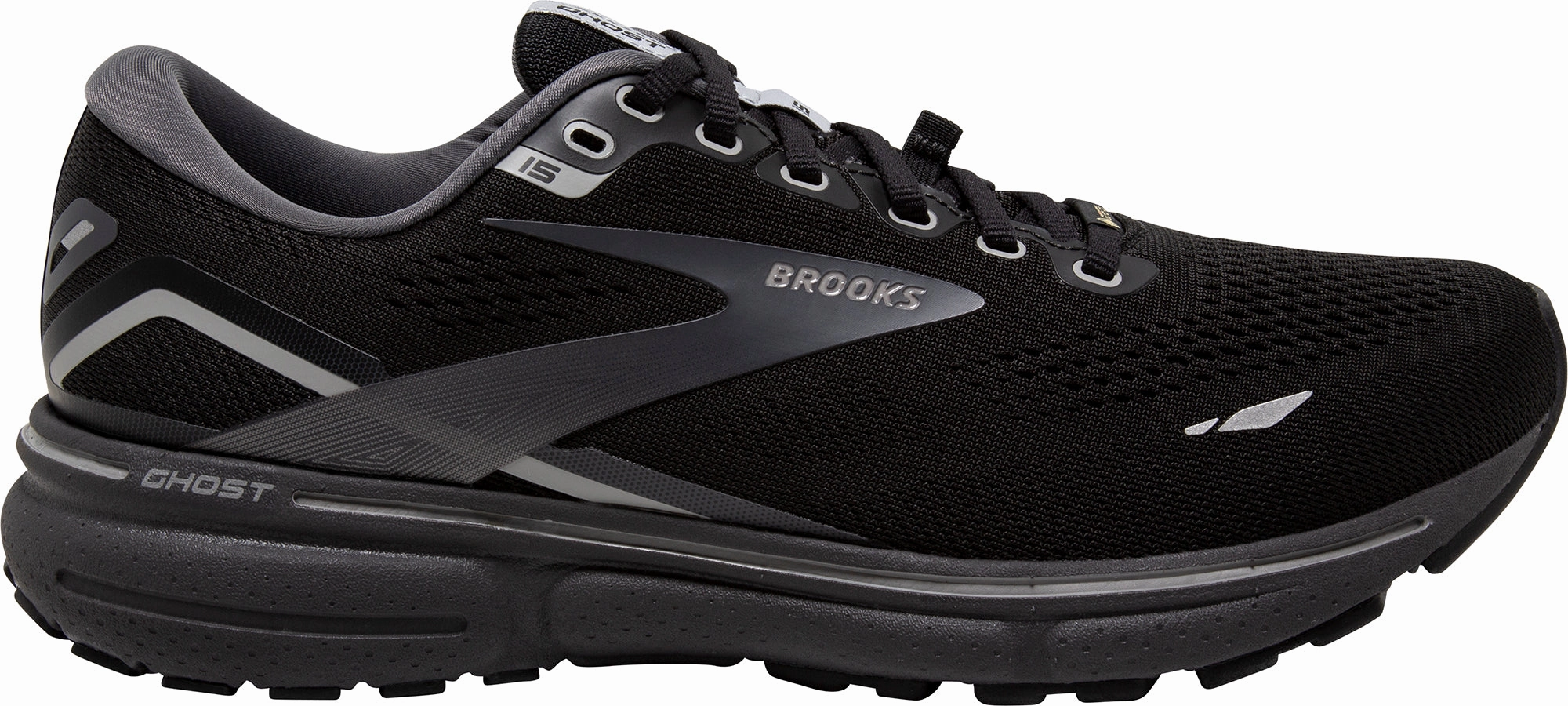 Brooks Ghost 15 GORE-TEX Womens Running Shoes - Black City Motion Smooth Fit