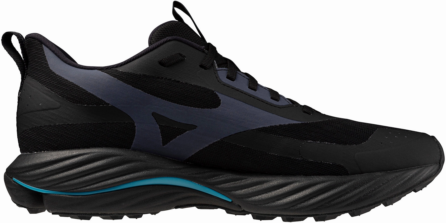 Mizuno Wave Rider GORE-TEX 3 Mens Trail Running Shoes - Black Impact Ready Quick Dry Lining