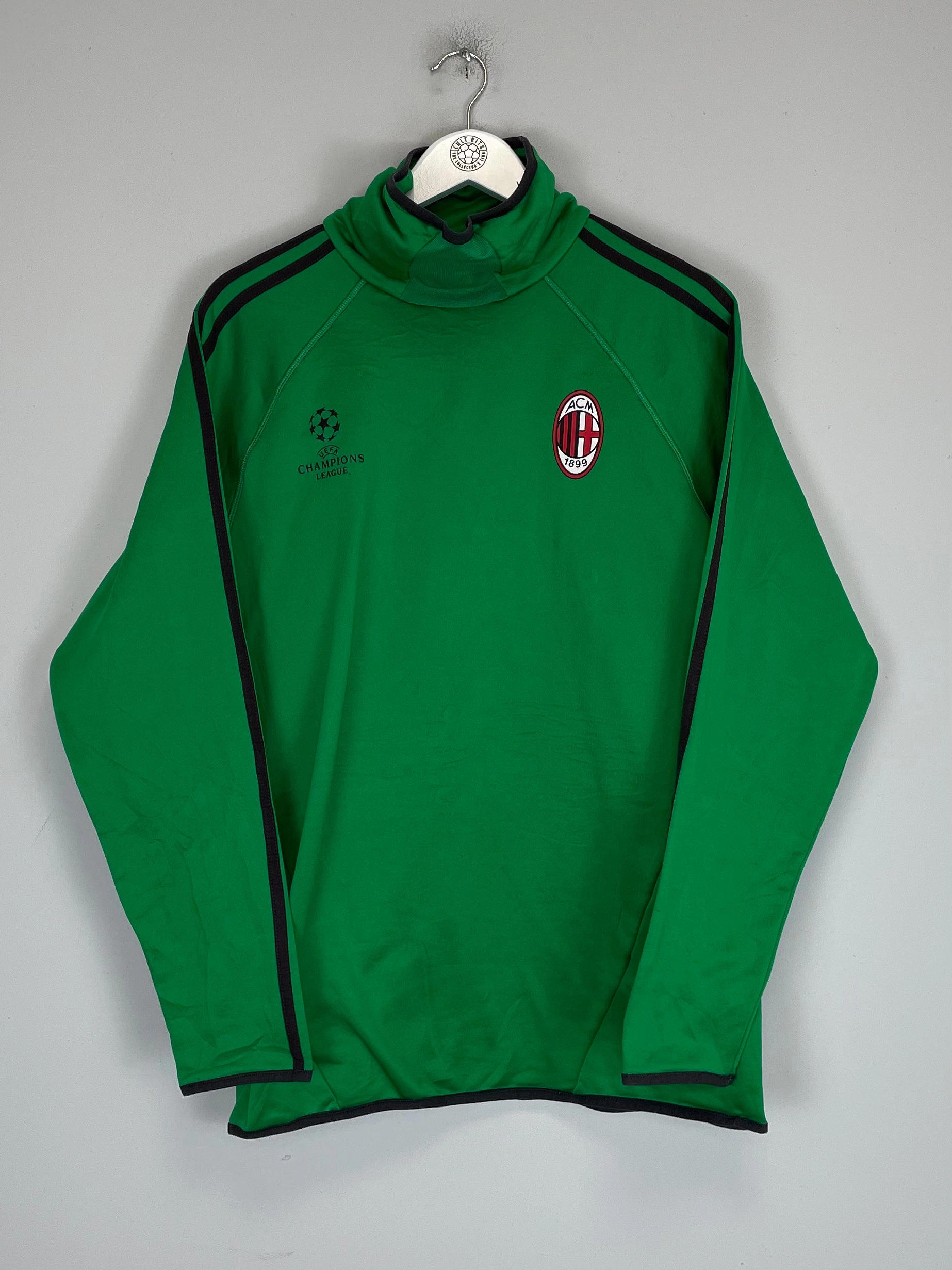Brushed Interior Performance Optimized Weave 2011/12 AC MILAN CHAMPIONS LEAGUE TRAINING JUMPER (L) ADIDAS