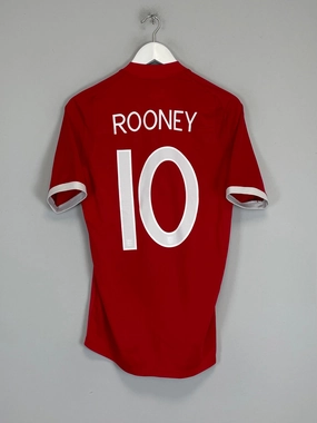 Anti Microbial Fiber Blend 2010/12 ENGLAND ROONEY #10 AWAY SHIRT (S) UMBRO