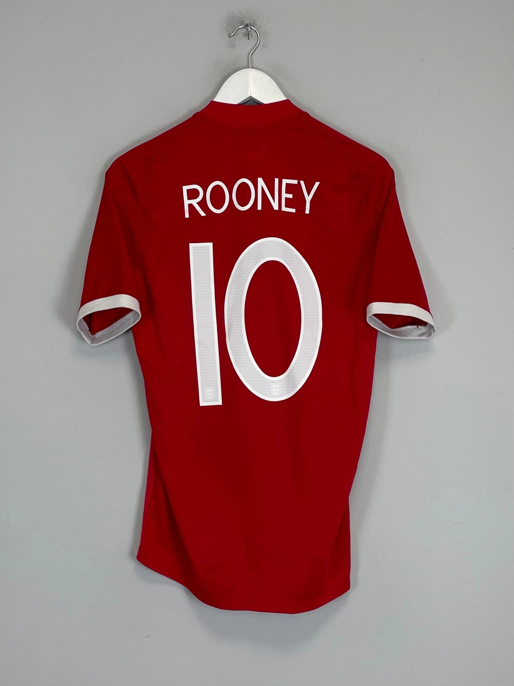 Anti Microbial Fiber Blend 2010/12 ENGLAND ROONEY #10 AWAY SHIRT (S) UMBRO