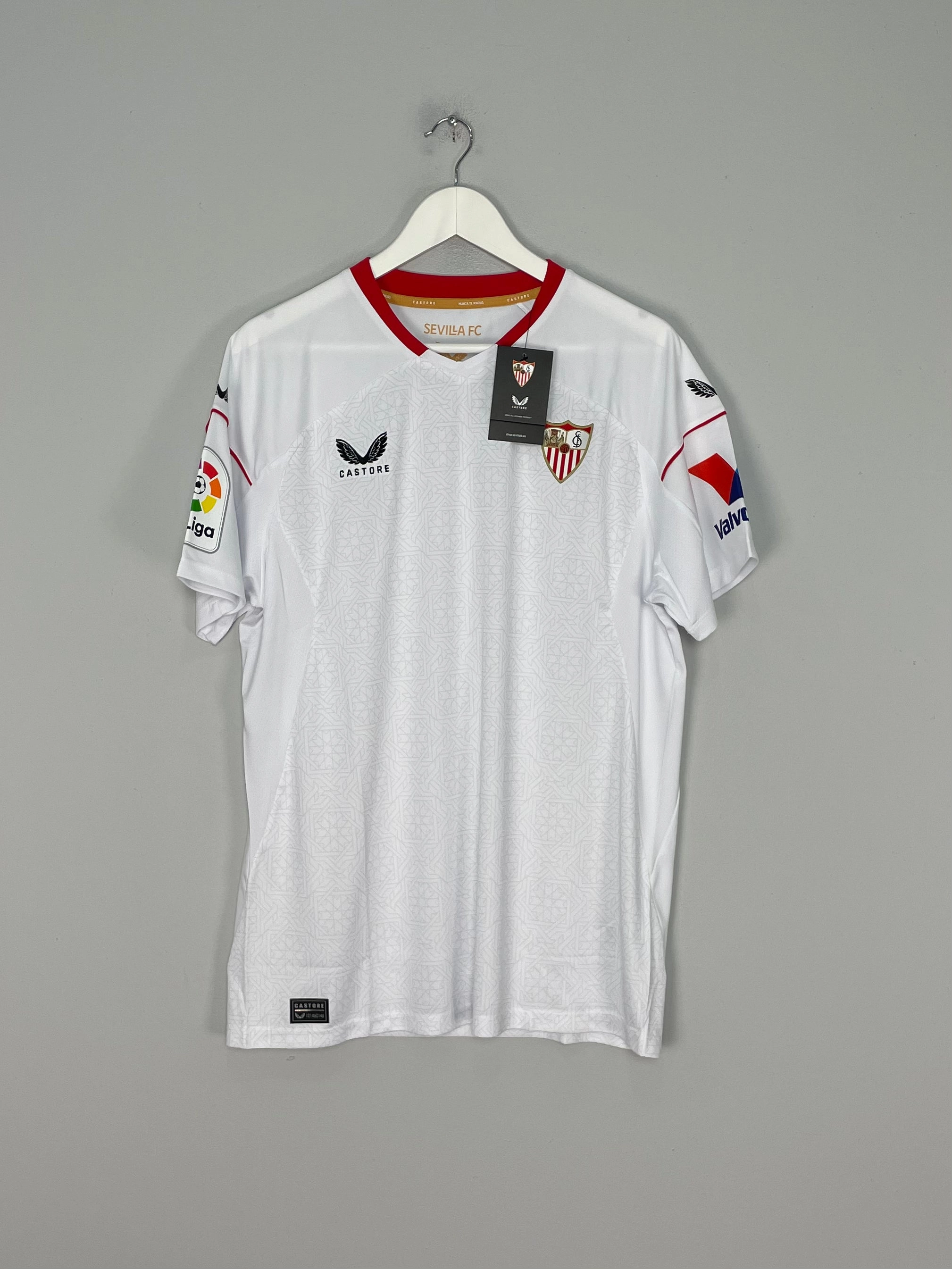 2022/23 Sevilla *BNWT* Home Shirt (Multiple Sizes) Castore Tailored Fit