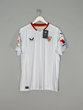 2022/23 Sevilla *BNWT* Home Shirt (Multiple Sizes) Castore Tailored Fit