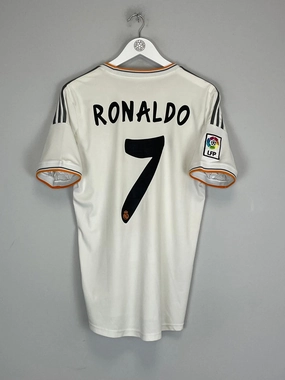 Ventilated Mesh Panel 2013/14 REAL MADRID RONALDO #7 HOME SHIRT (M) ADIDAS