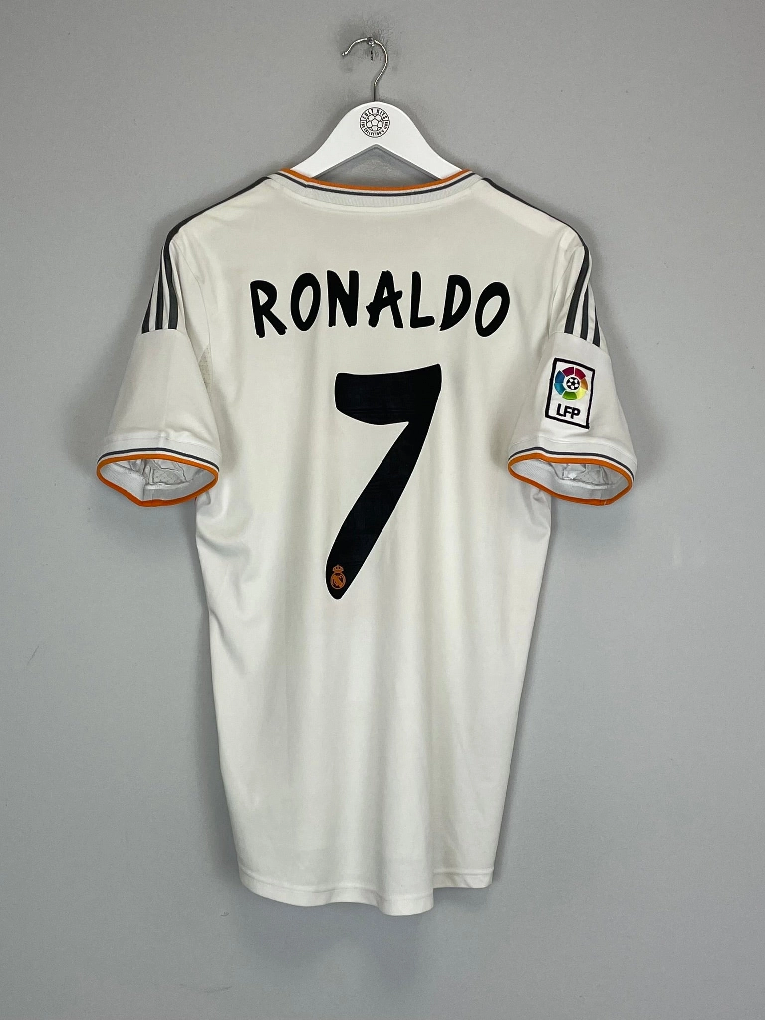 Ventilated Mesh Panel 2013/14 REAL MADRID RONALDO #7 HOME SHIRT (M) ADIDAS