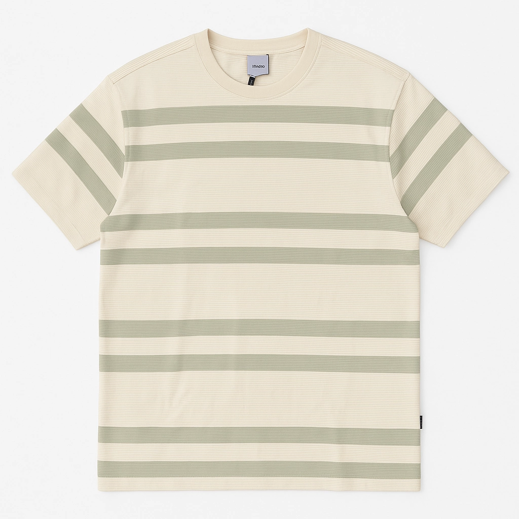 Sleek Waist Vilanova Italian Stripe T shirt