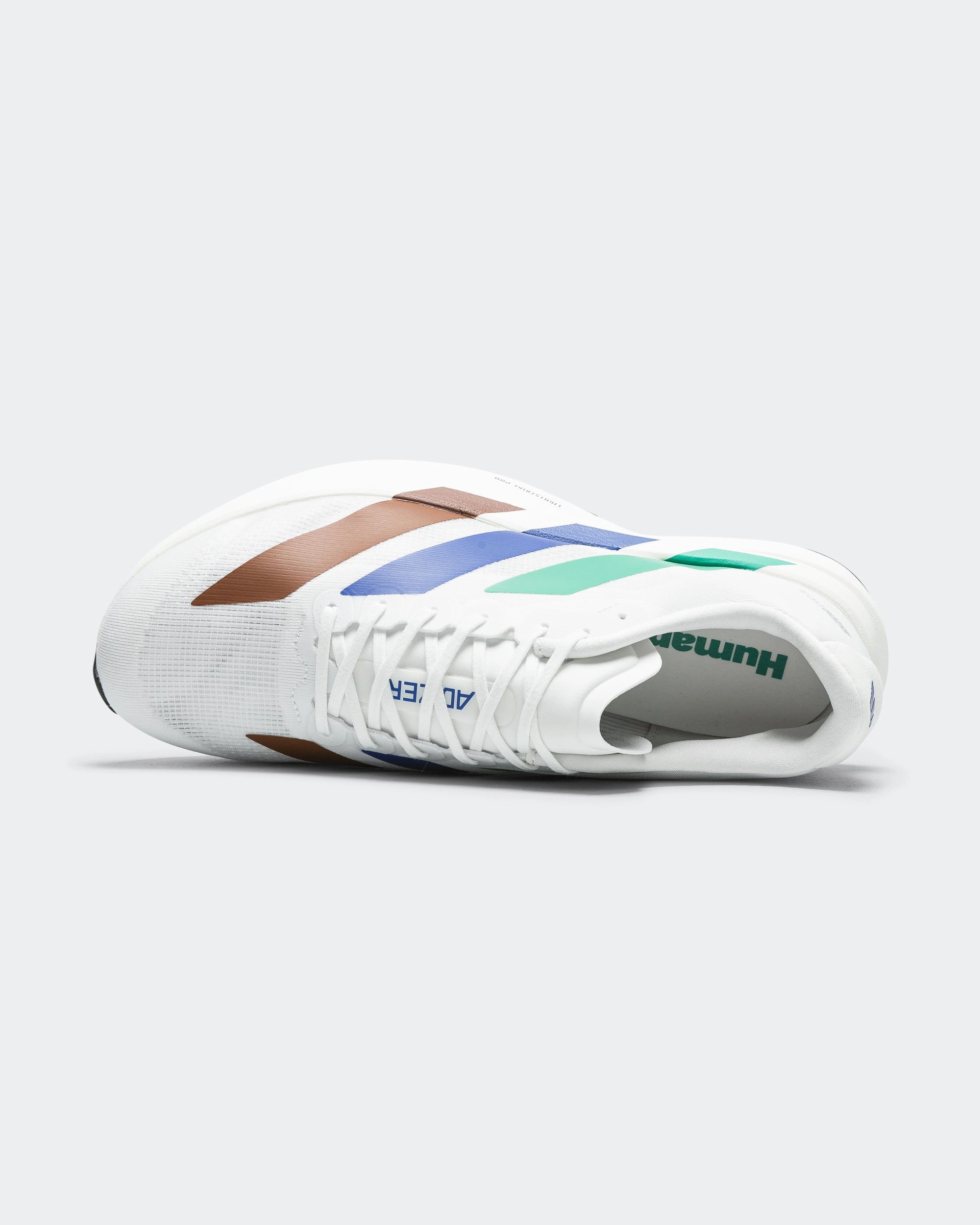 Evo SL x Humanrace - Footwear White/Semi Court Green-Semi Lucid Blue Ethylene Vinyl Acetate High Rebound Midsole