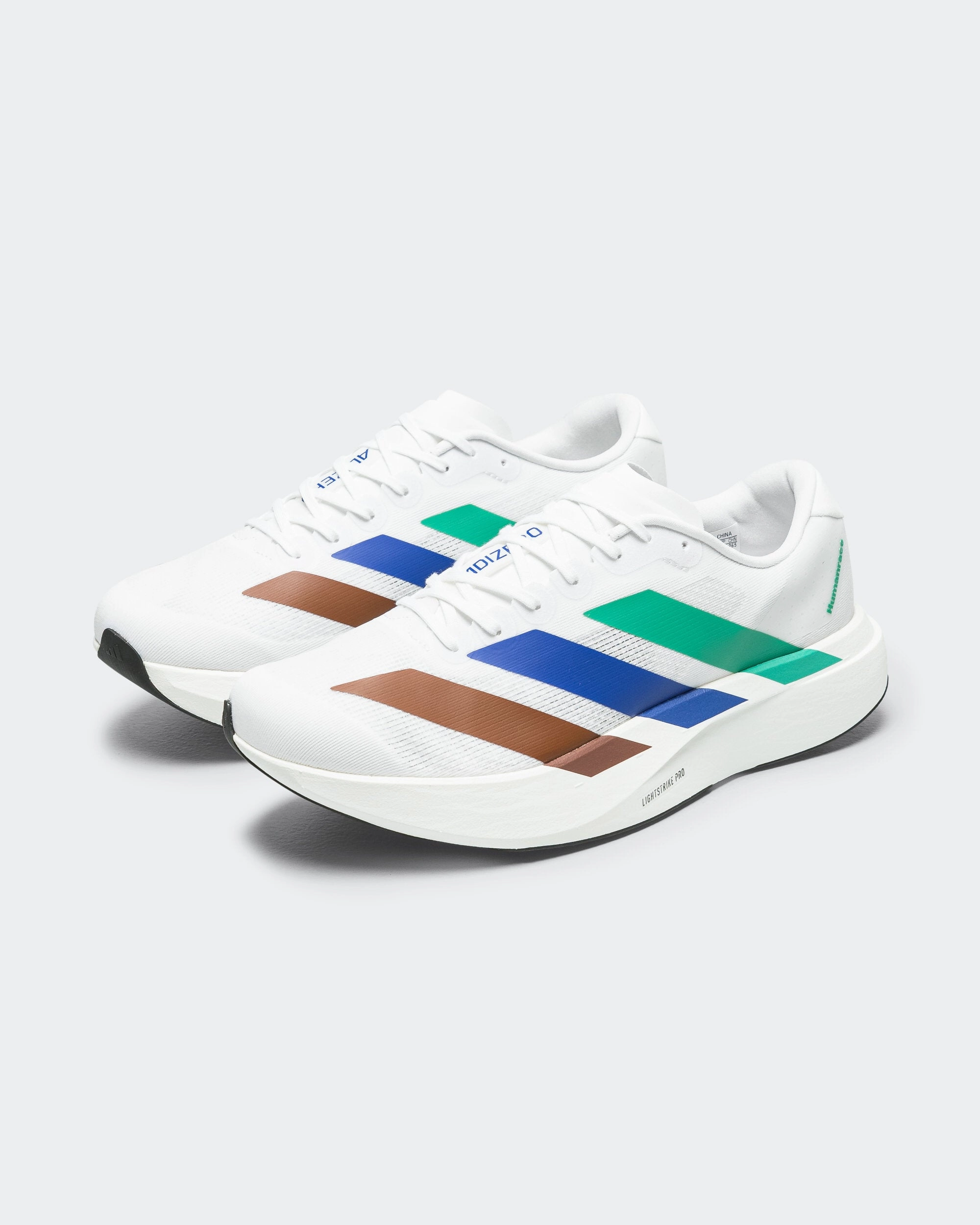 PaddedTongue Evo SL x Humanrace - Footwear White/Semi Court Green-Semi Lucid Blue