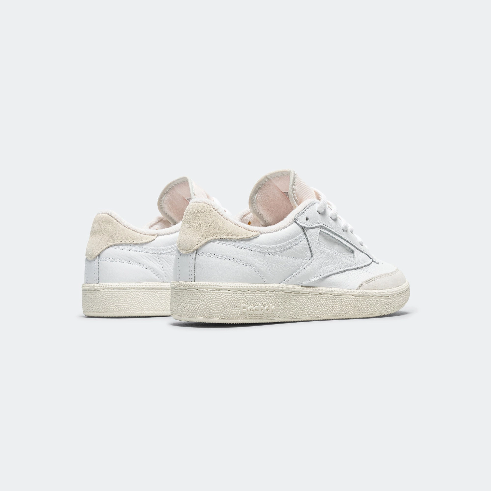 Club C 85 Vintage - White/Chalk/Vintage Chalk Pressure Relief Insoles Lateral Stability