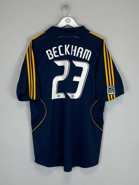 2008/09 LA GALAXY BECKHAM #23 AWAY SHIRT (XL) ADIDAS Climate Control Workout Layer
