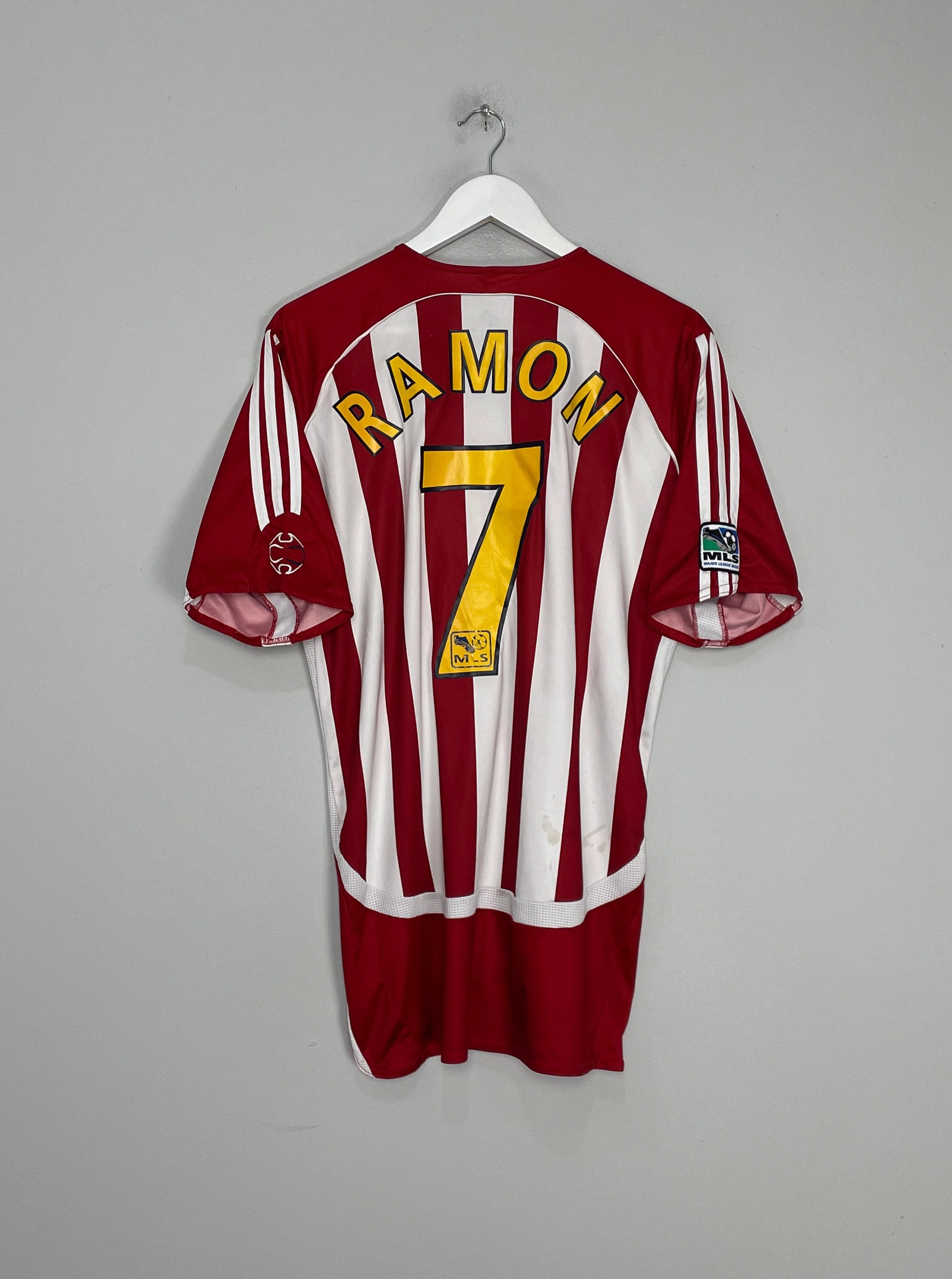 2006 CHIVAS USA RAMON #7 HOME SHIRT (L) ADIDAS Tear Resistant Construction Lightweight Fit