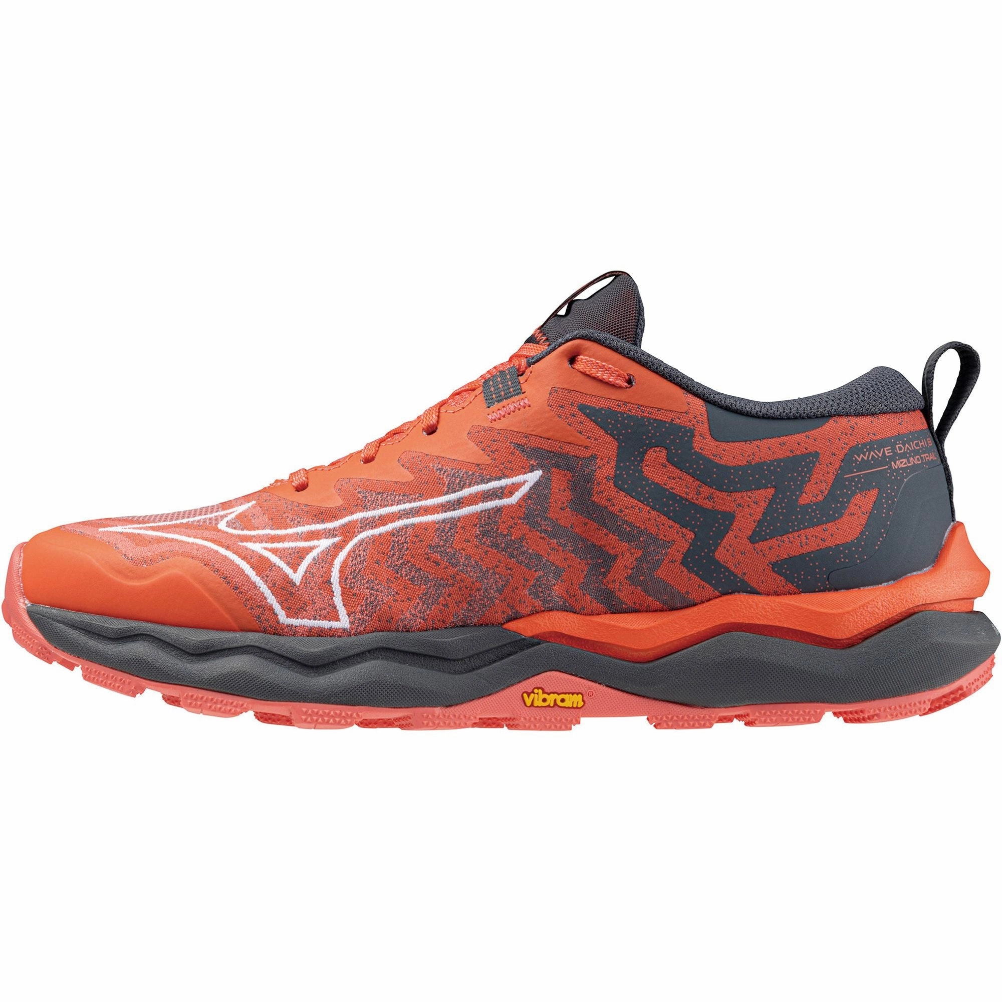 Mizuno Wave Daichi 8 Womens Trail Running Shoes - Red Comfort Fit Memory Foam Insole Layer