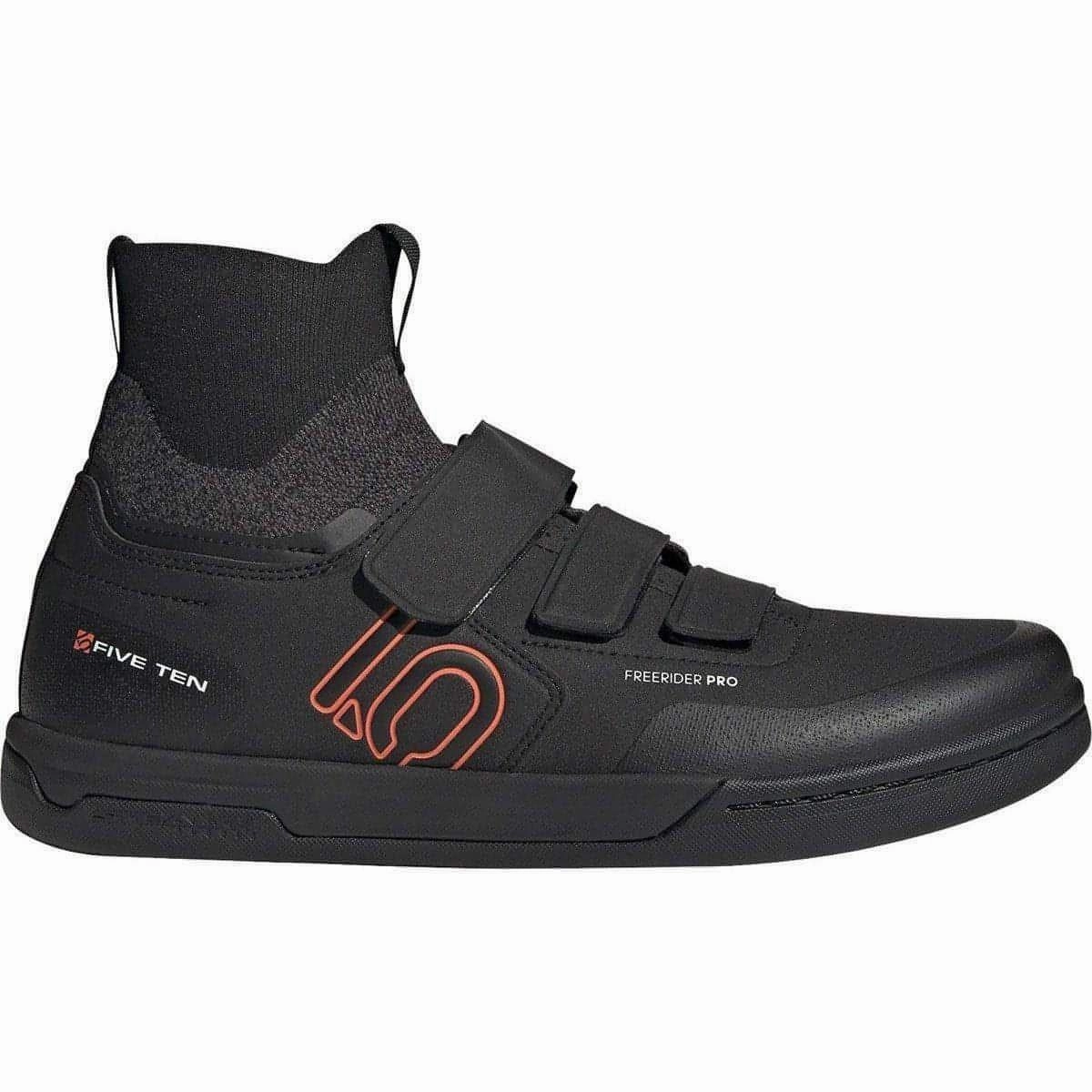 Five Ten FreeRider Pro MID VCS Mens MTB Cycling Shoes - Black Square Toe Moisture Wicking Sockliner