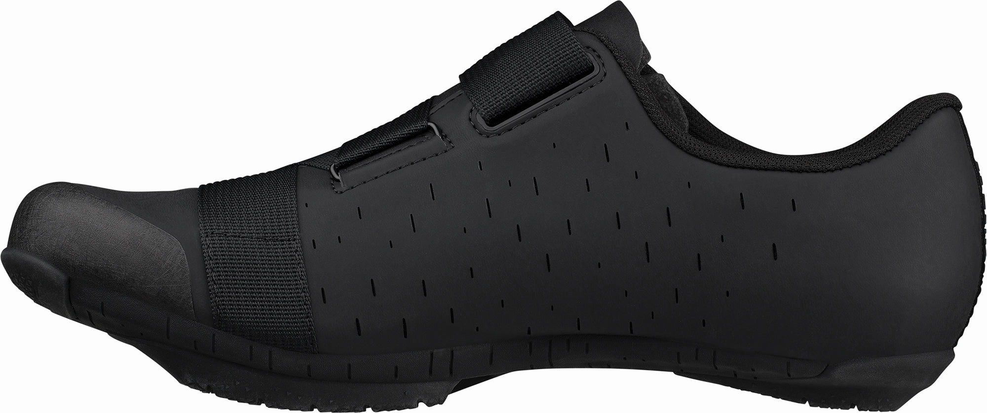 Stable Run Responsive Foam Core Fizik X4 Terra Powerstrap Mens Road Cycling Shoes - Black