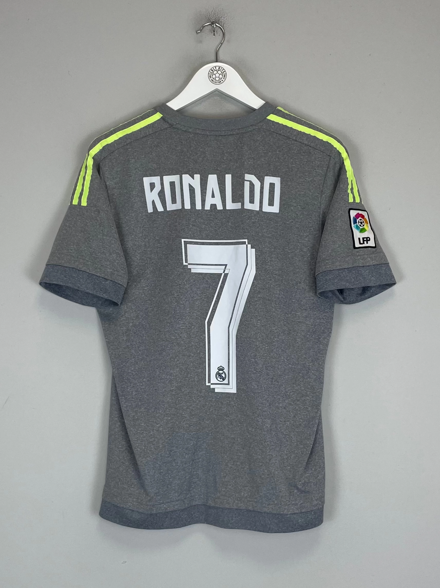 Comfortable fit Easy Movement 2015/16 REAL MADRID RONALDO #7 AWAY SHIRT (M) ADIDAS