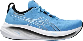 Asics Gel Nimbus 26 Mens Running Shoes - Blue Lightweight EVA Foam Motion Ready