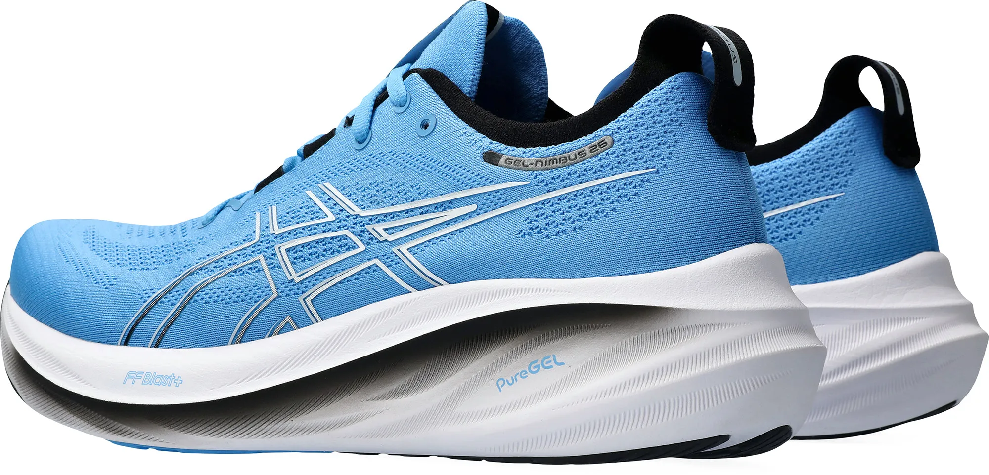 Ultra-soft wear Asics Gel Nimbus 26 Mens Running Shoes - Blue