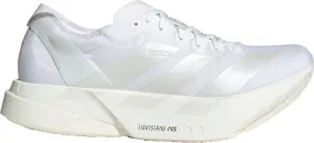 adidas Adizero Adios Pro 4 Mens Running Shoes - White Orthopedic Impact Zones Step Cushion