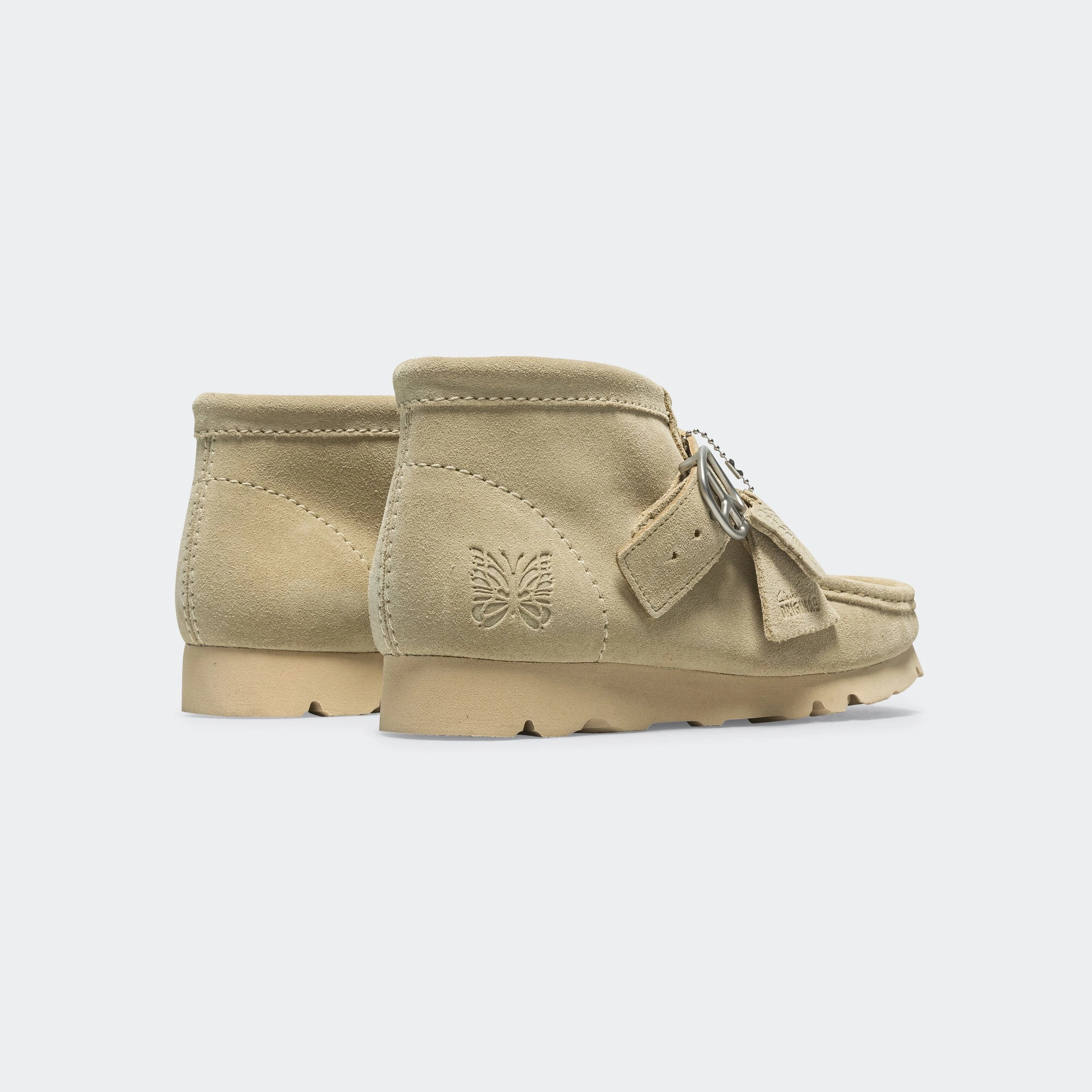 Low   Top Style Compression Fit Lining WallaStrap Boot x Needles - Maple Suede