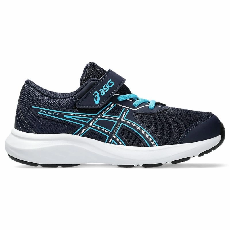 Classic Base Traction Control ASICS Contend 9 PS Kids Running Shoes