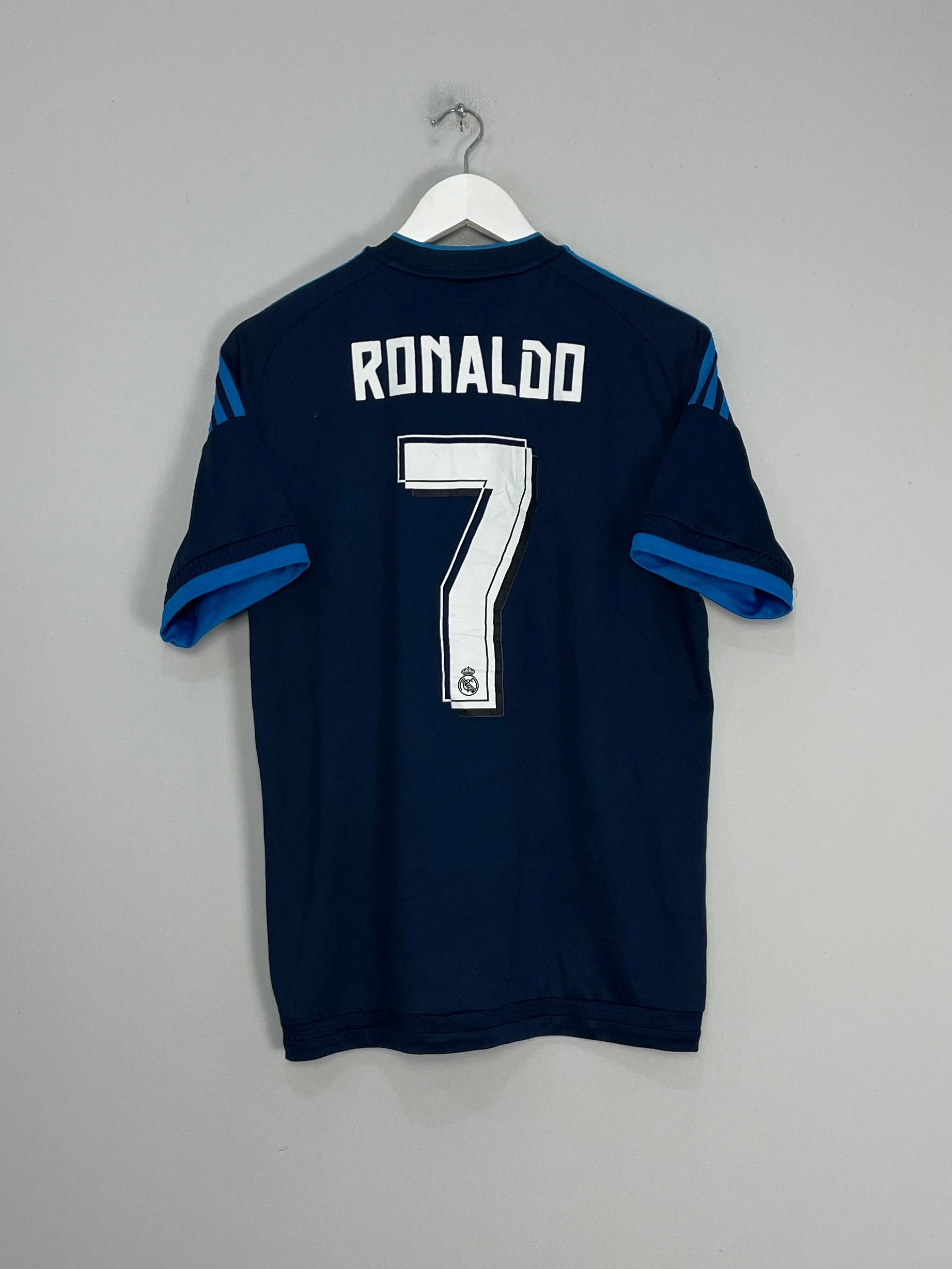 2015/16 REAL MADRID RONALDO #7 THIRD SHIRT (M) ADIDAS Quick Release Ventilation