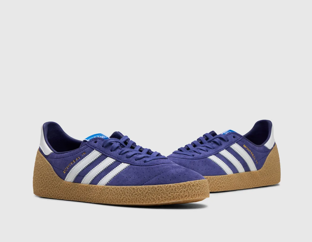 adidas Originals Montreal 76 Collegiate Purple / Core White - size? exclusive Slip Resistant Tread Pattern