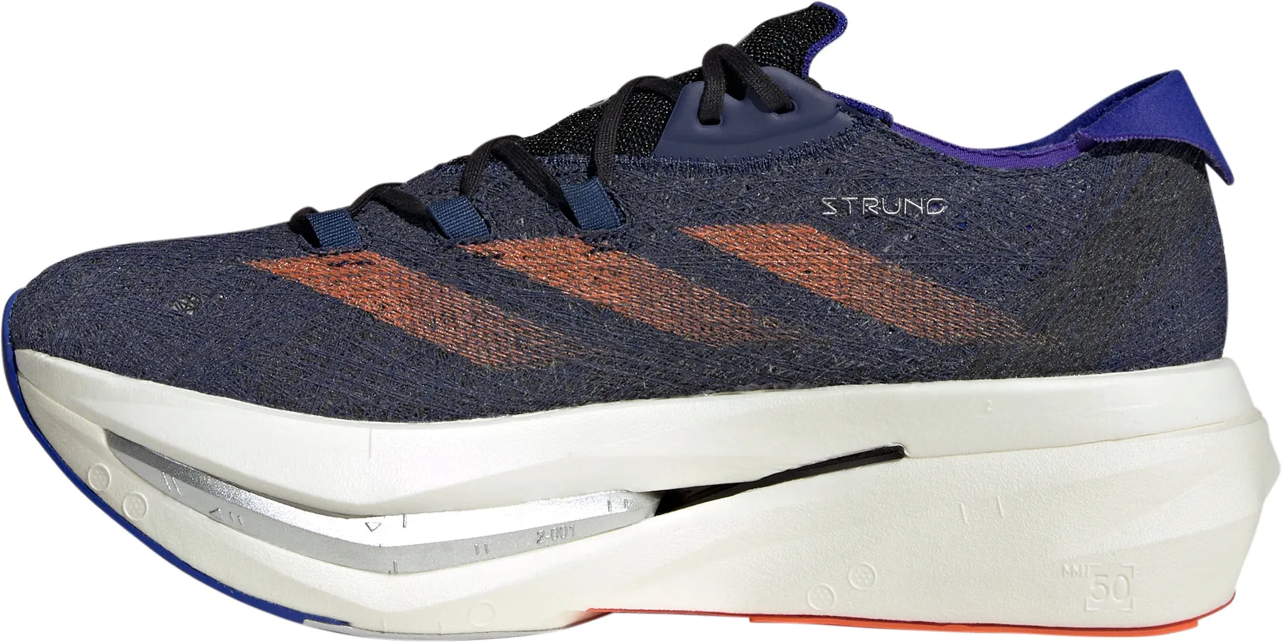 adidas Adizero Prime X 2.0 Strung Running Shoes - Blue Ultra Cushioned