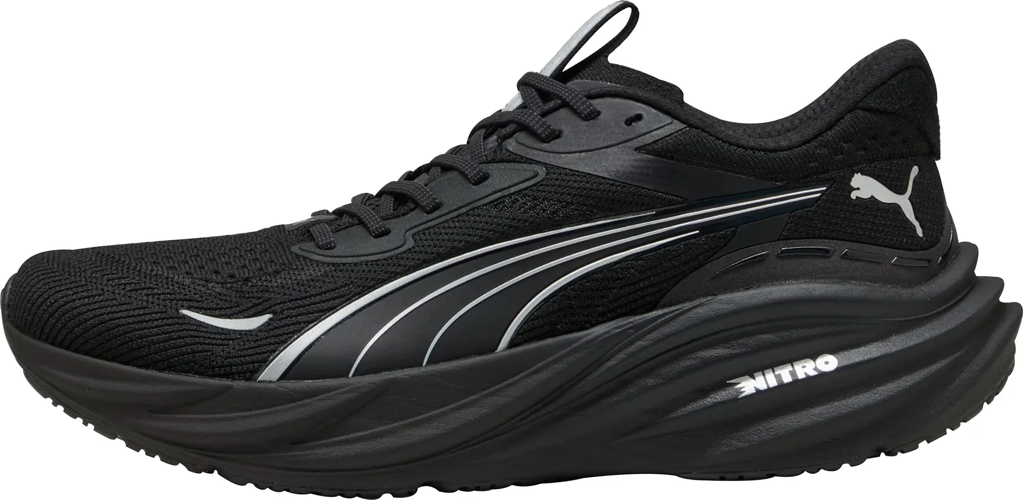 Puma Magnify Nitro 3 Mens Running Shoes - Black Outdoor Flex