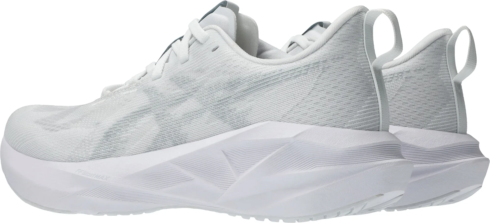 Stable Form Contoured Support Asics NovaBlast 5 Womens Running Shoes - White