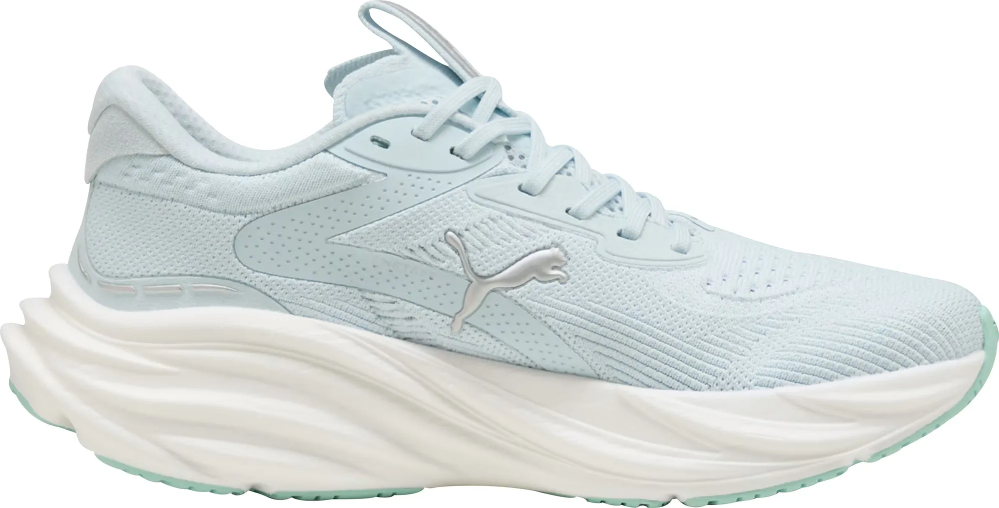 Workout Friendly Rubberized Edges Puma Magnify Nitro 3 Womens Running Shoes - Blue