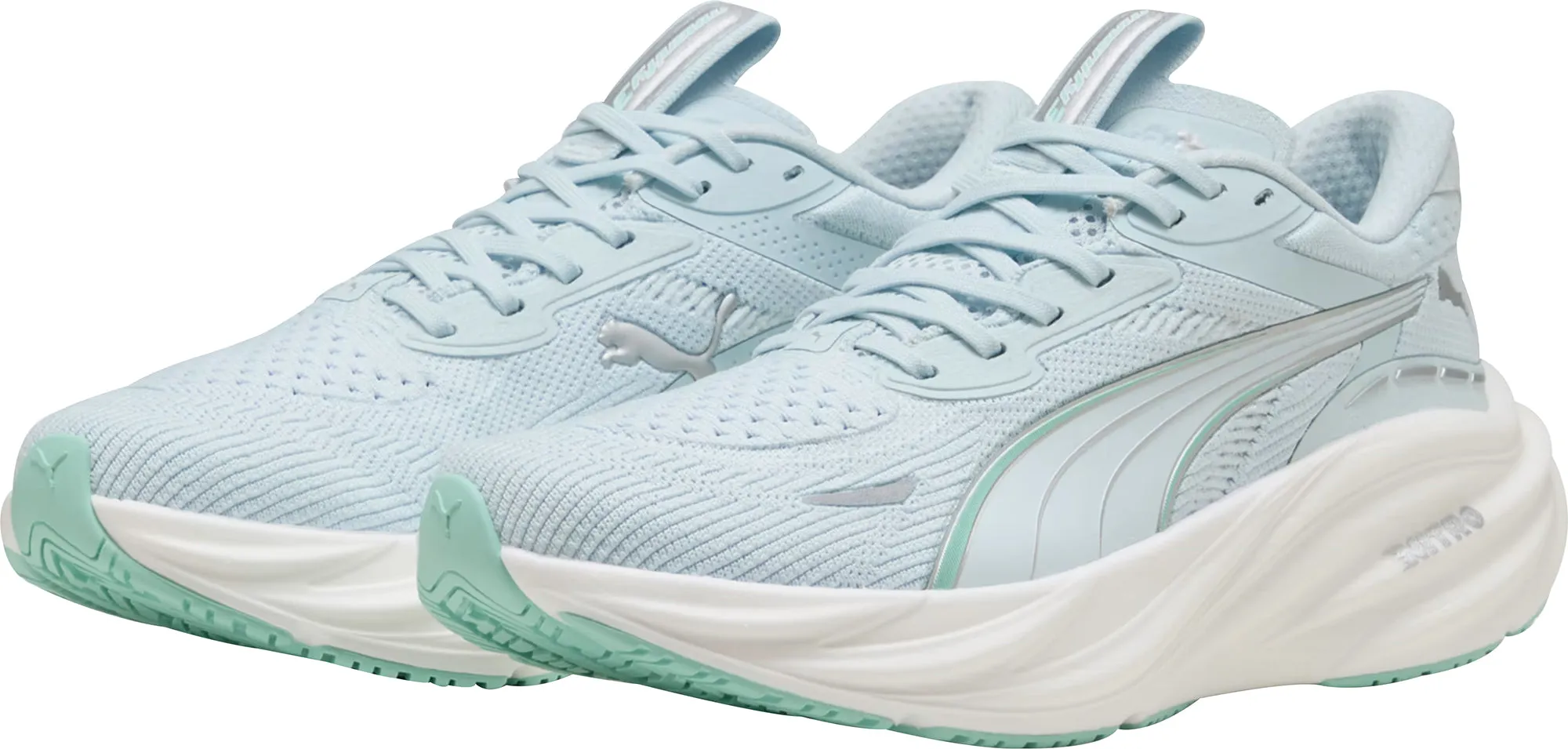 Puma Magnify Nitro 3 Womens Running Shoes - Blue Comfort Fit Technology